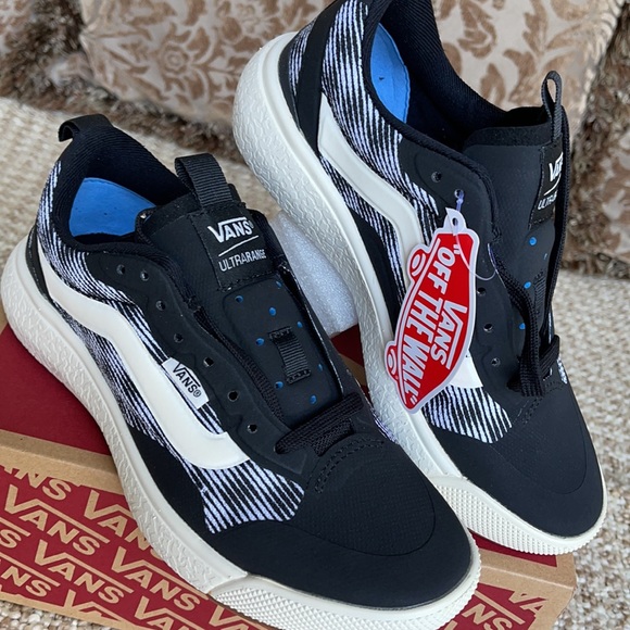 Vans Ultrarange Exo Blur Checker Black/MarshmallwW - Picture 8 of 16